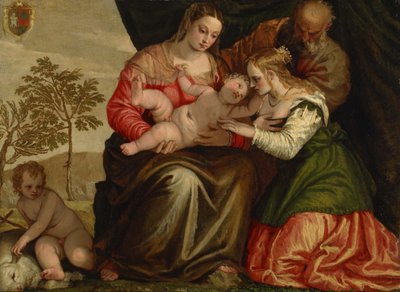 Het Mystieke Huwelijk van St. Catherine door Paolo Veronese